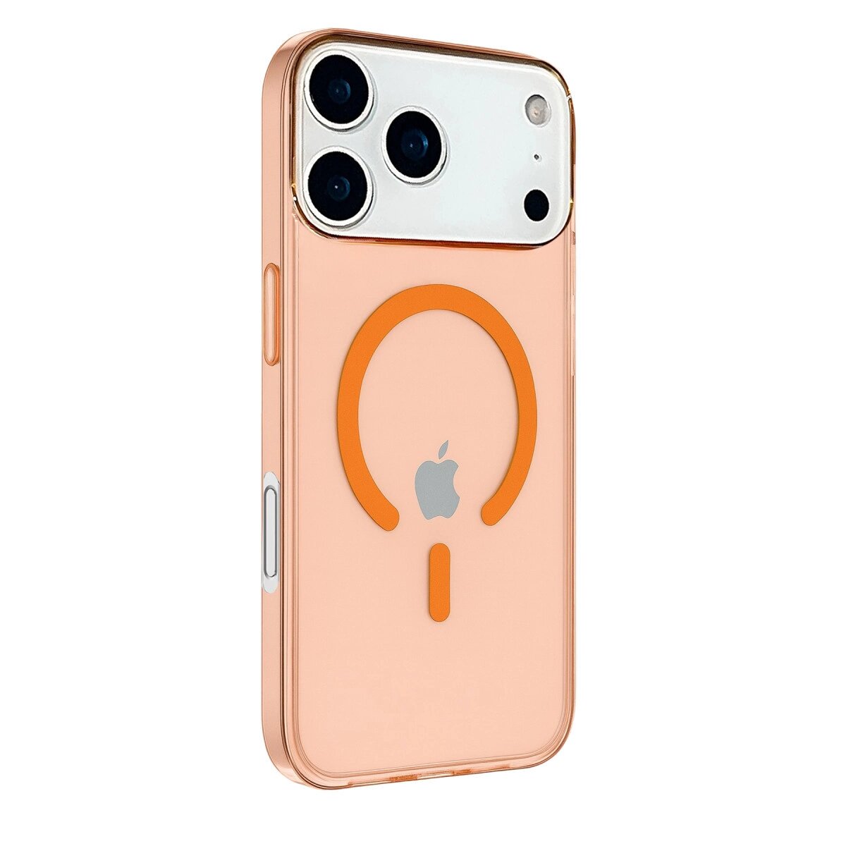 İphone 17 Pro Max Kılıf Pc Real Magsafe Kapak - Turuncu İphone 17 Pro Max Kılıf Pc Real Magsafe Kapak - Turuncu