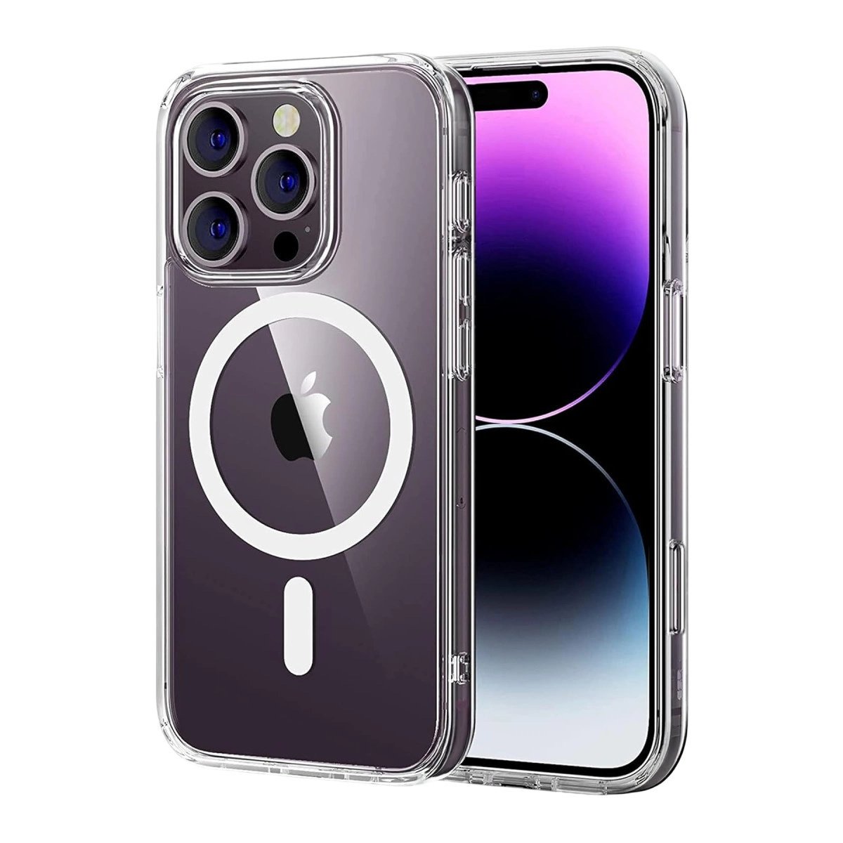 Apple İphone 16 Pro Max Combo Sert Şeffaf Magsafe Kapak - Şeffaf Apple İphone 16 Pro Max Combo Sert Şeffaf Magsafe Kapak - Şeffaf