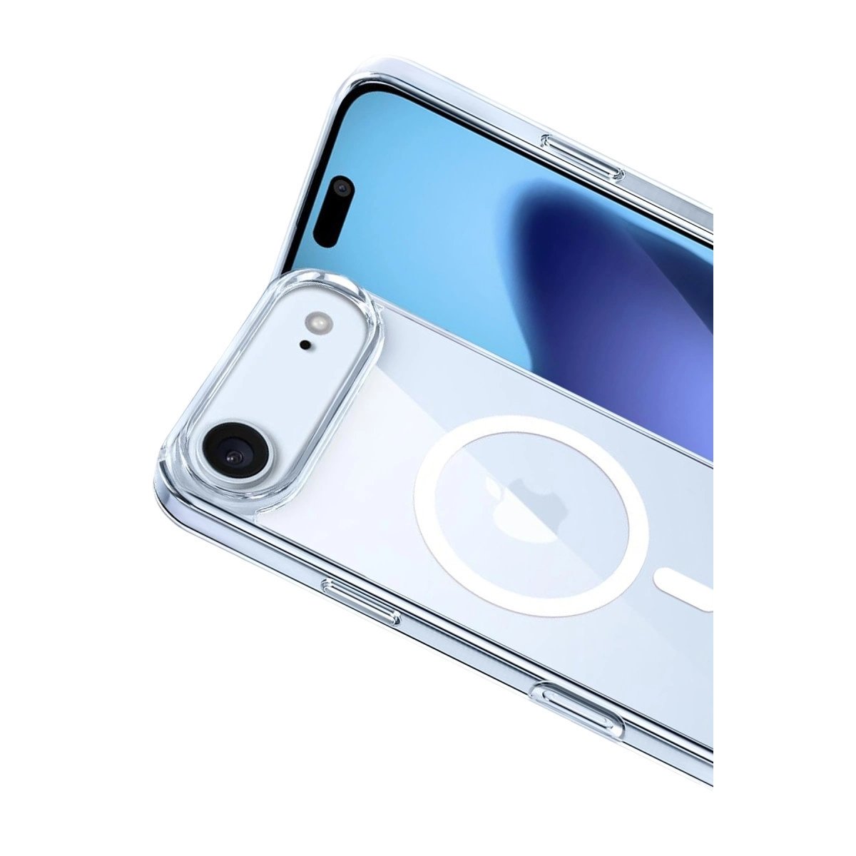 Apple İphone 17 Air Combo Sert Şeffaf Magsafe Kapak - Şeffaf Apple İphone 17 Air Combo Sert Şeffaf Magsafe Kapak - Şeffaf