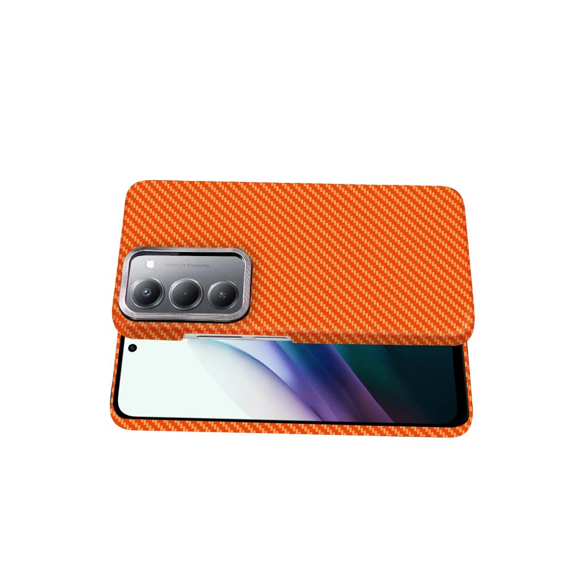 Xiaomi Redmi 15 4g Vega Magsafe Kapak - Turuncu Xiaomi Redmi 15 4g Vega Magsafe Kapak - Turuncu