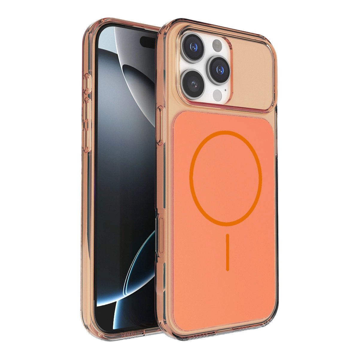 Joko Apple İphone 16 Pro Max Bruma Magsafe Kapak - Turuncu Joko Apple İphone 16 Pro Max Bruma Magsafe Kapak - Turuncu