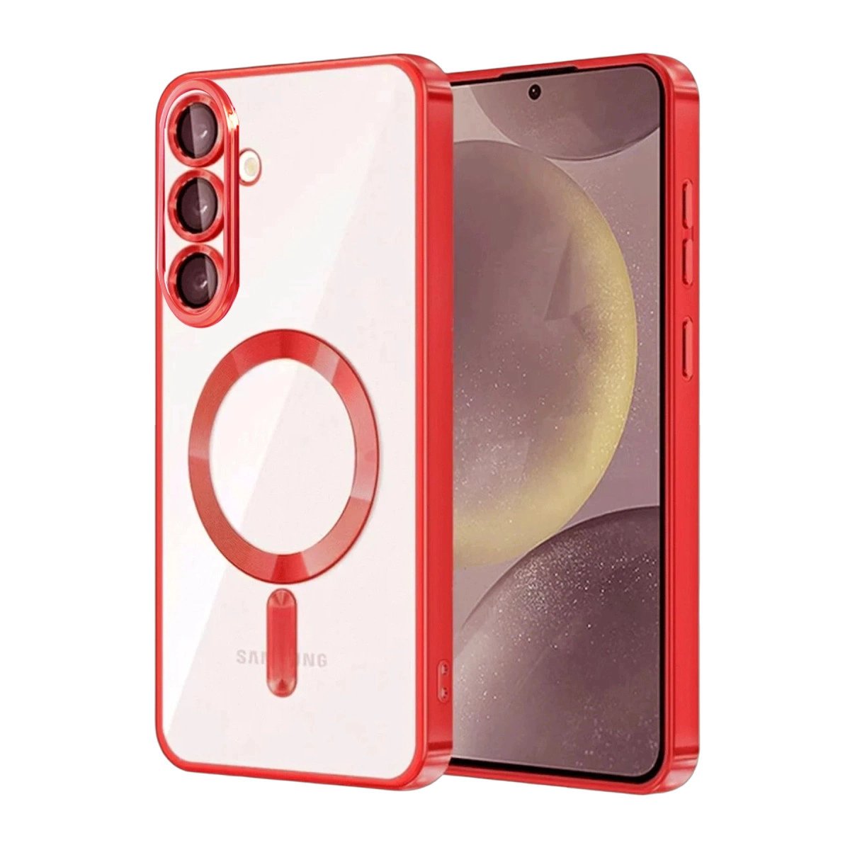 Samsung Galaxy S26 Plus Kross Magneticsafe Kapak - Kırmızı Samsung Galaxy S26 Plus Kross Magneticsafe Kapak - Kırmızı