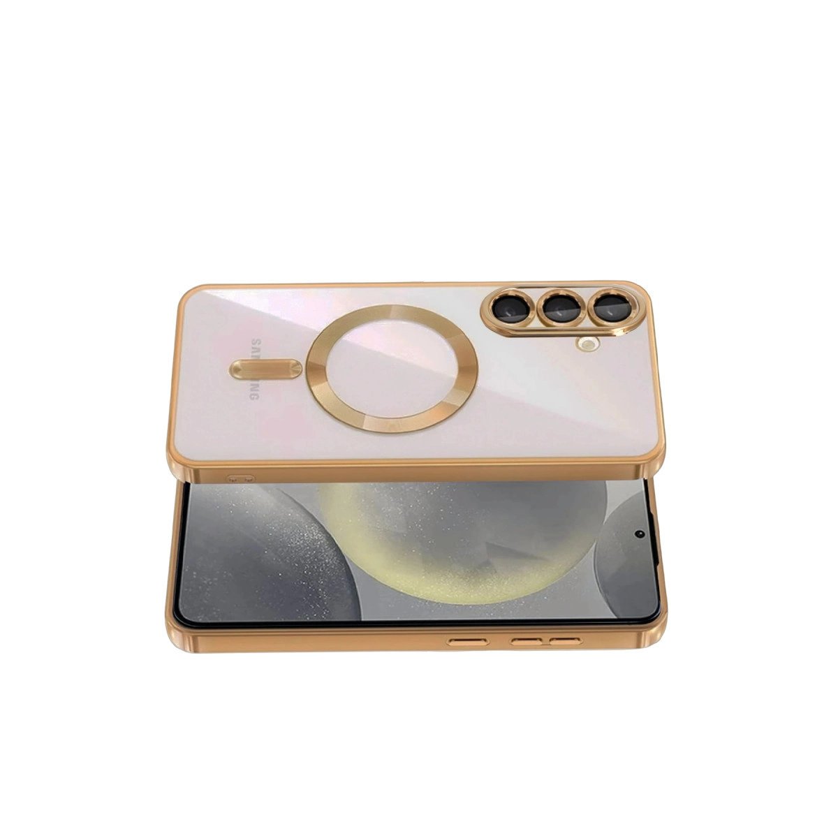 Samsung Galaxy S26 Plus Kross Magneticsafe Kapak - Çöl Titanyum Samsung Galaxy S26 Plus Kross Magneticsafe Kapak - Çöl Titanyum