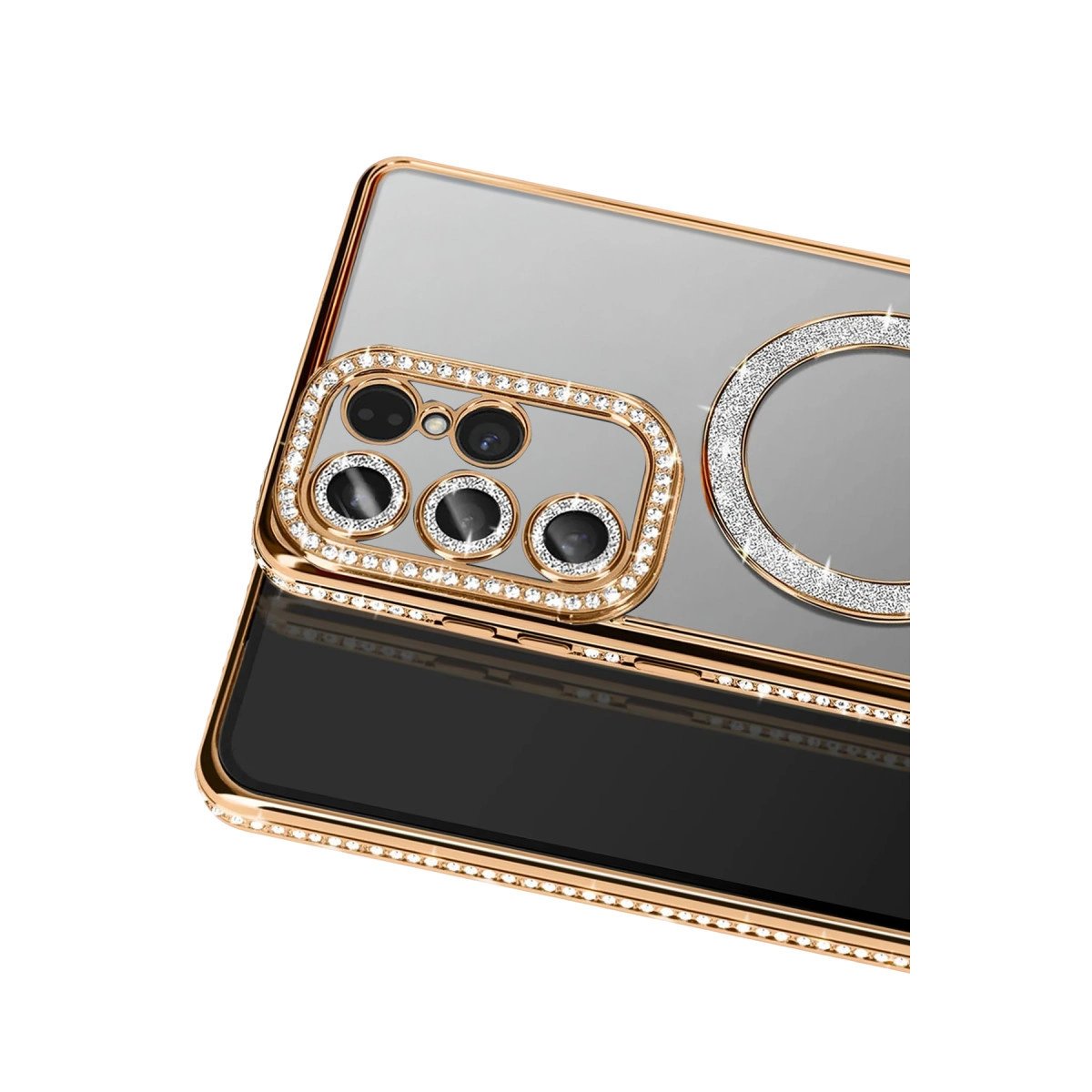 Joko Samsung Galaxy S26 Ultra Joke Simli Magneticsafe Kılıf - Gold Joko Samsung Galaxy S26 Ultra Joke Simli Magneticsafe Kılıf - Gold
