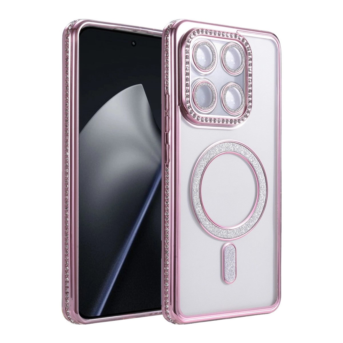 Joko Xiaomi Mi 15t Pro Joke Simli Magneticsafe Kılıf - Pembe Joko Xiaomi Mi 15t Pro Joke Simli Magneticsafe Kılıf - Pembe