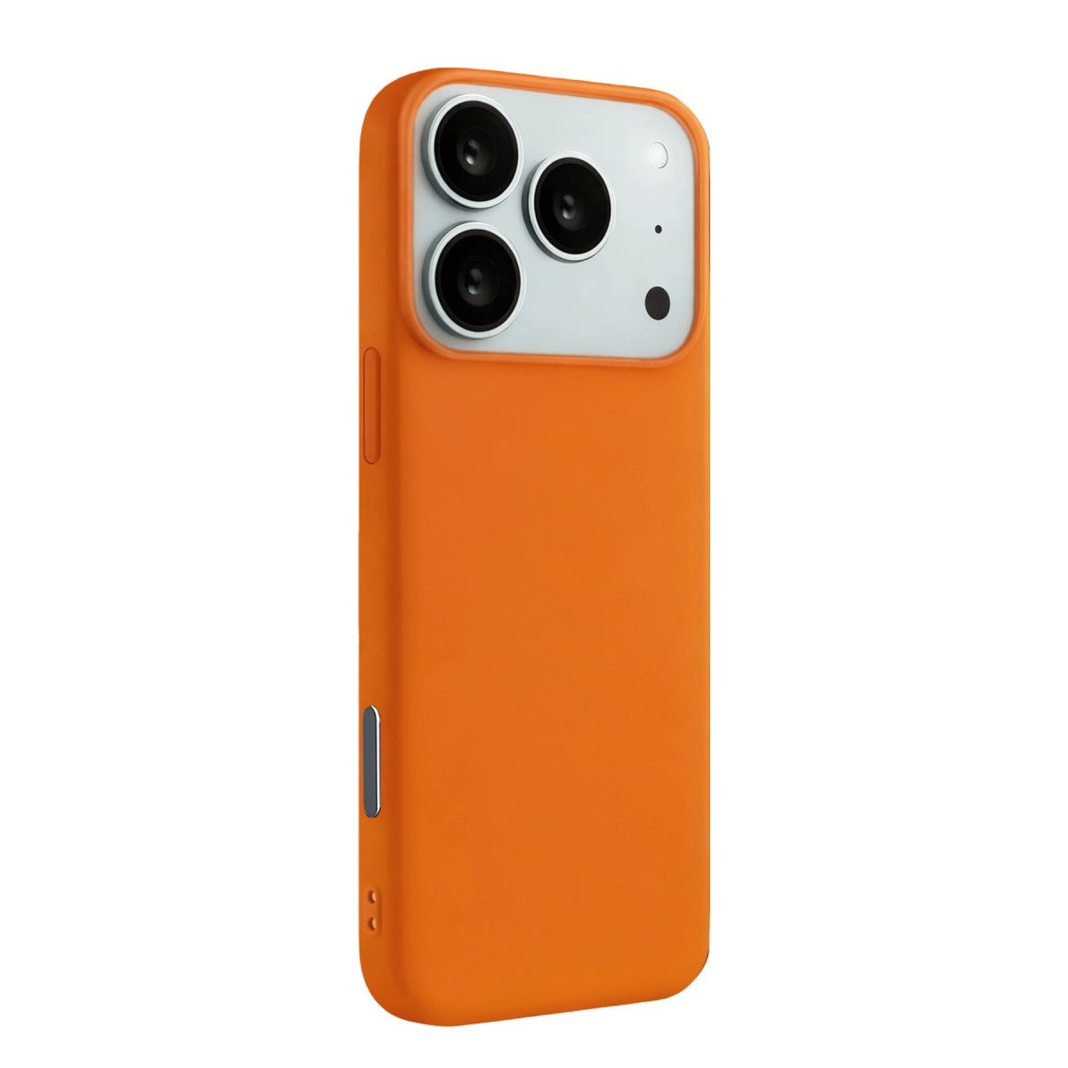 Apple İphone 17 Pro Max Nano İçi Kadife Silikon - Turuncu Apple İphone 17 Pro Max Nano İçi Kadife Silikon - Turuncu