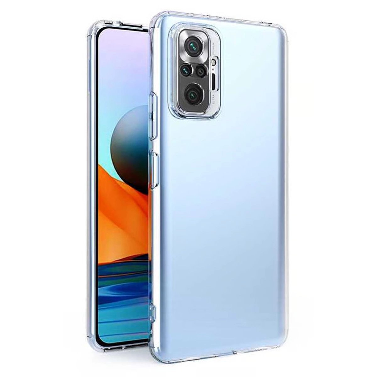 Xiaomi Redmi Note 10 5g Kılıf Lüx Şeffaf Silikon Xiaomi Redmi Note 10 5g Kılıf Lüx Şeffaf Silikon