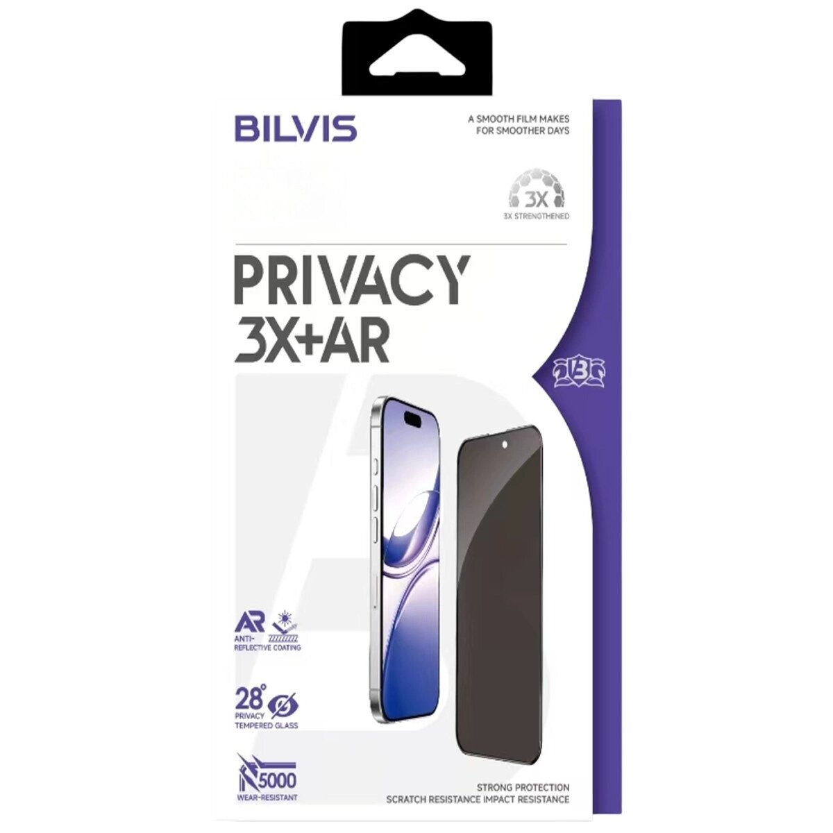 Apple İphone 17 Pro Bilvis 3x Ar Hayalet Cam Ekran Koruyucu - Siyah Apple İphone 17 Pro Bilvis 3x Ar Hayalet Cam Ekran Koruyucu - Siyah
