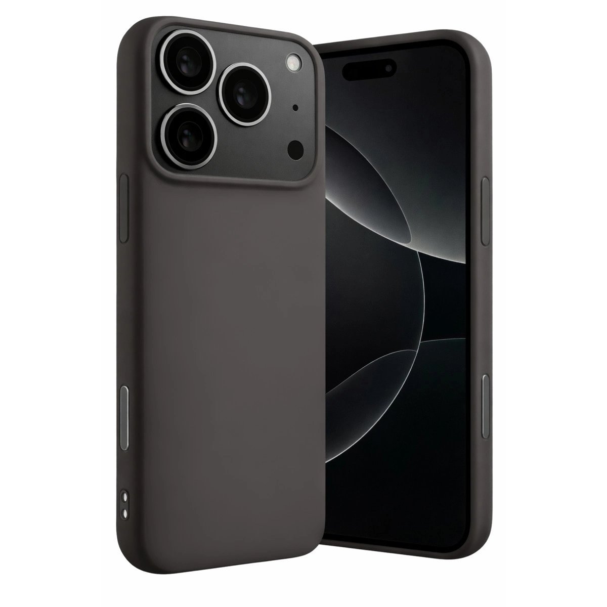 Apple İphone 17 Pro Max Nano İçi Kadife Silikon - Gri Apple İphone 17 Pro Max Nano İçi Kadife Silikon - Gri
