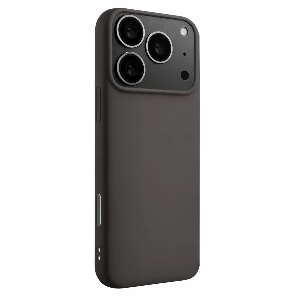 Apple İphone 17 Pro Max Nano İçi Kadife Silikon - Gri Apple İphone 17 Pro Max Nano İçi Kadife Silikon - Gri