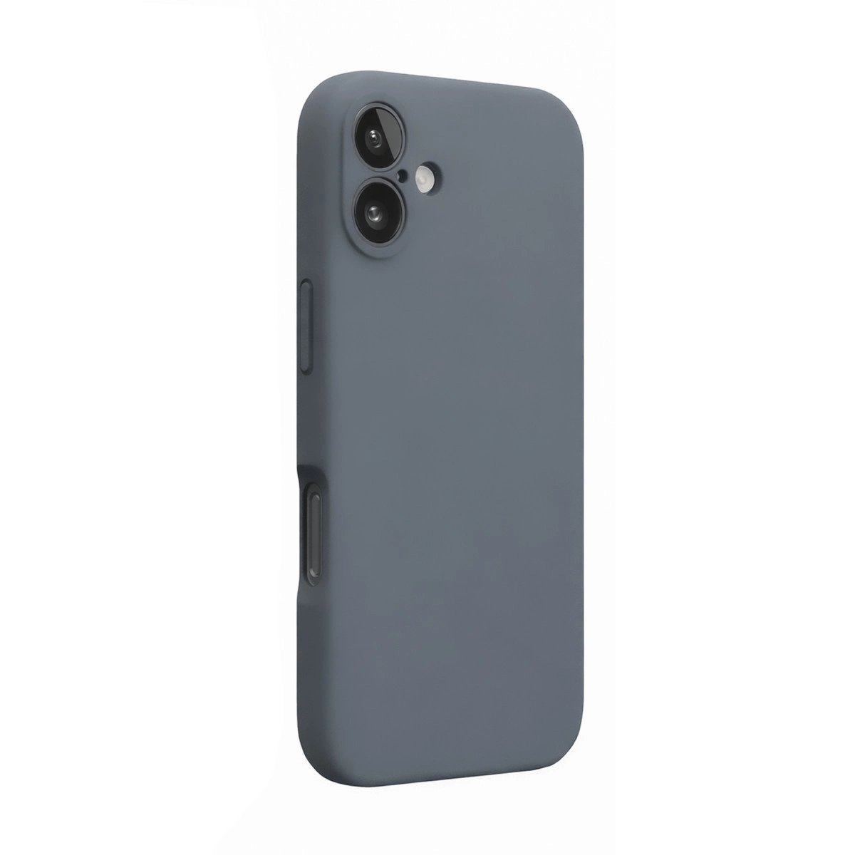 İphone 16 Plus Kılıf Nano İçi Kadife Silikon - Gri