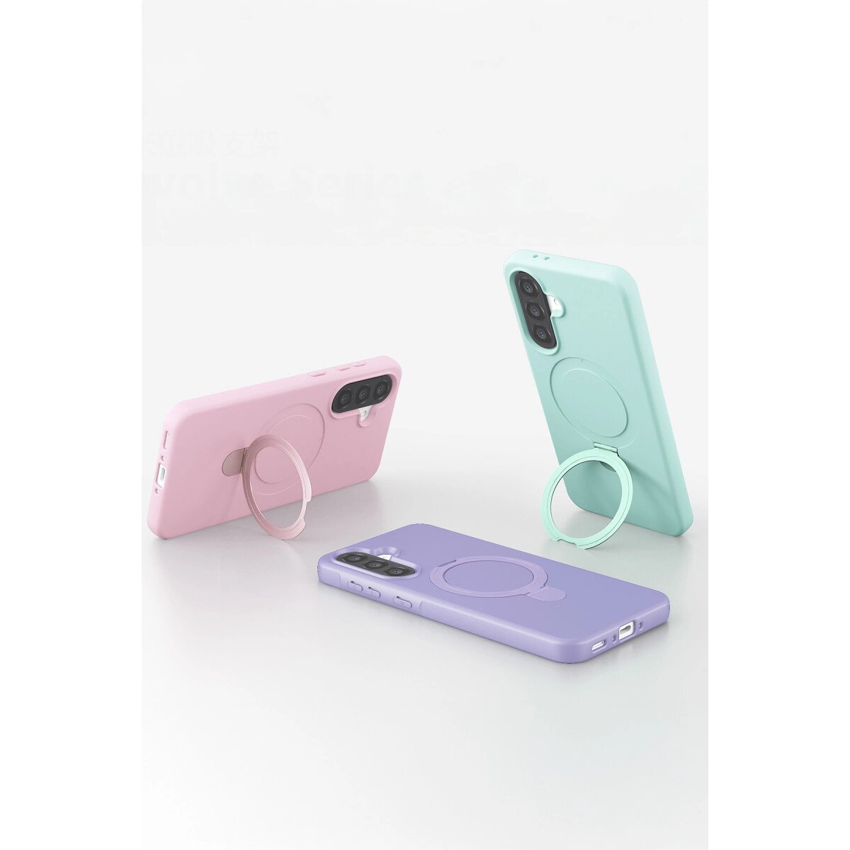 Samsung Galaxy A37 5g Regal Magsafe Standlı Kapak - Lila