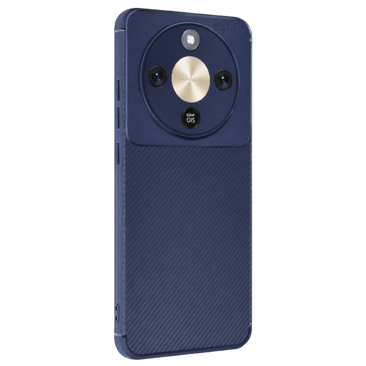 Huawei Honor Magic 8 Lite Auto Focus Karbon Kapak - Lacivert Huawei Honor Magic 8 Lite Auto Focus Karbon Kapak - Lacivert