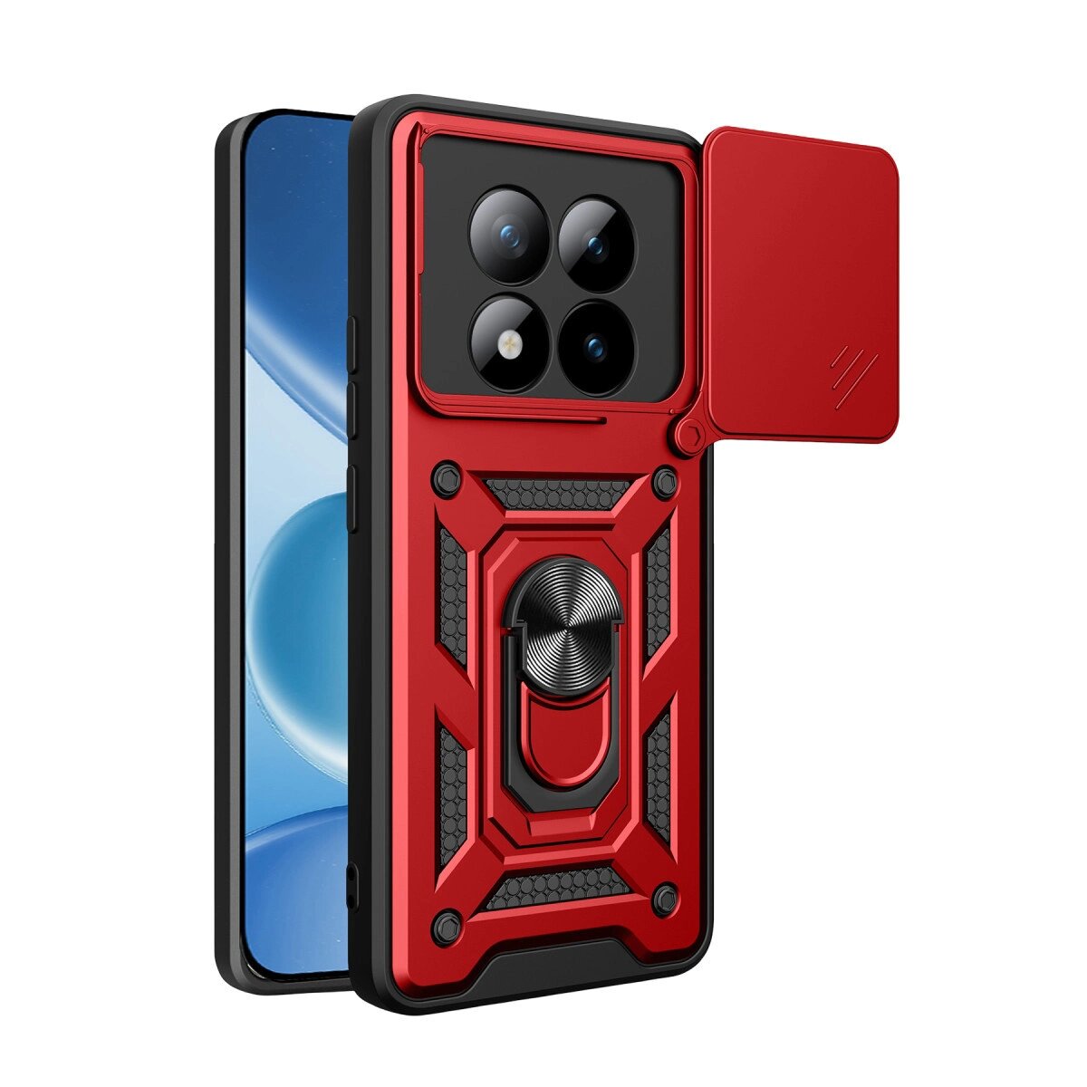 Xiaomi Redmi Note 15 Pro 5g Pars Lens Yüzüklü Silikon - Kırmızı Xiaomi Redmi Note 15 Pro 5g Pars Lens Yüzüklü Silikon - Kırmızı