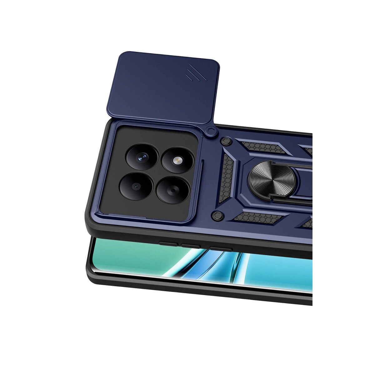 Xiaomi Redmi Note 15 4g Pars Lens Yüzüklü Silikon - Lacivert Xiaomi Redmi Note 15 4g Pars Lens Yüzüklü Silikon - Lacivert