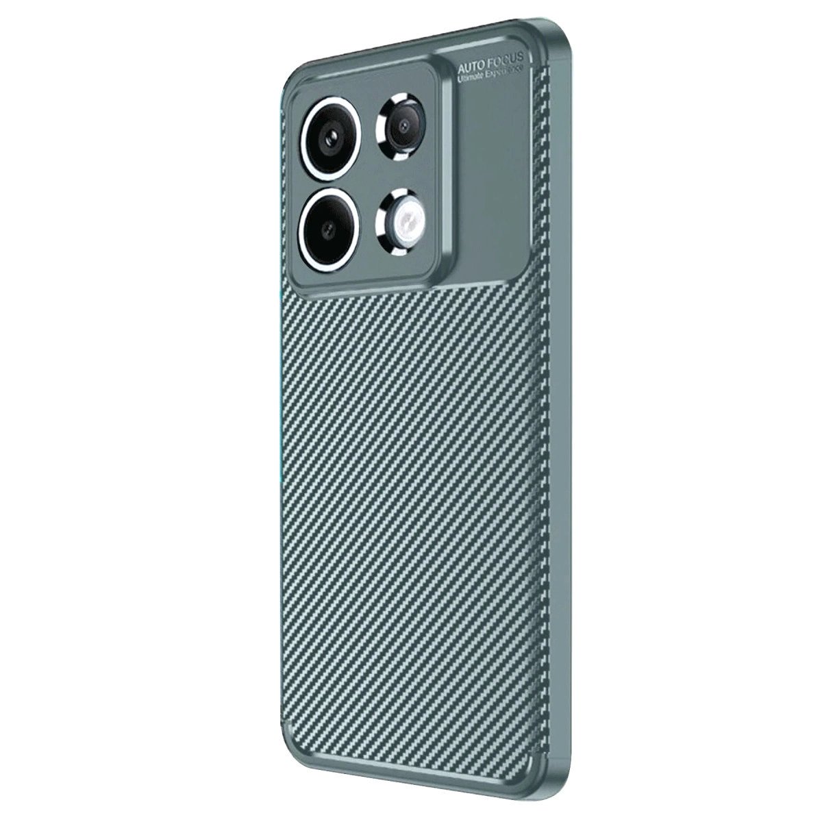 Xiaomi Redmi Note 13 Pro 4g Kılıf Auto Focus Karbon Kapak - Gri Xiaomi Redmi Note 13 Pro 4g Kılıf Auto Focus Karbon Kapak - Gri