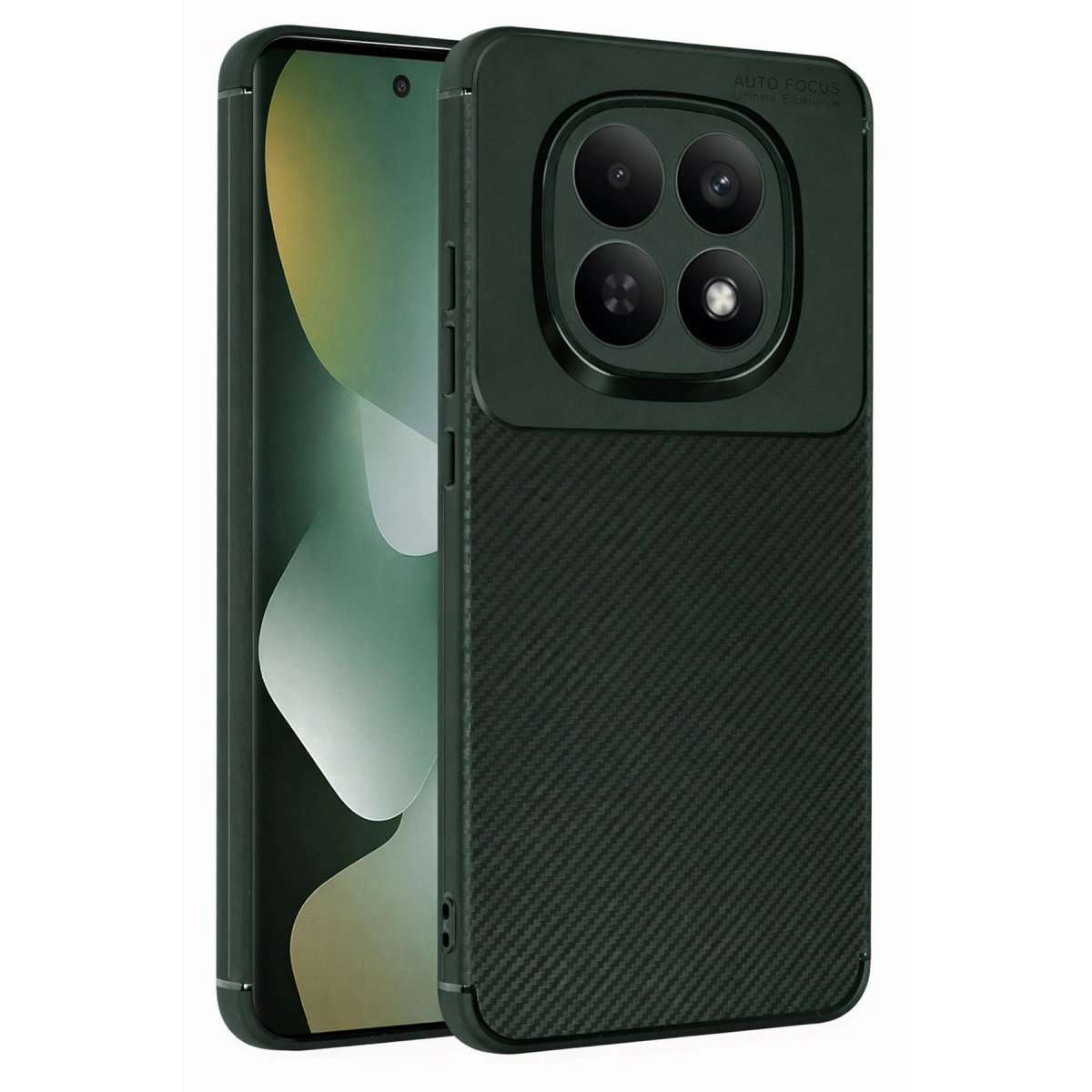 Xiaomi Redmi Note 15 4g Auto Focus Karbon Kapak - Koyu Yeşil Xiaomi Redmi Note 15 4g Auto Focus Karbon Kapak - Koyu Yeşil
