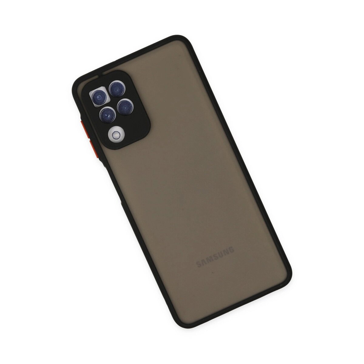 Samsung Galaxy A22 Kılıf Montreal Silikon Kapak - Siyah Samsung Galaxy A22 Kılıf Montreal Silikon Kapak - Siyah