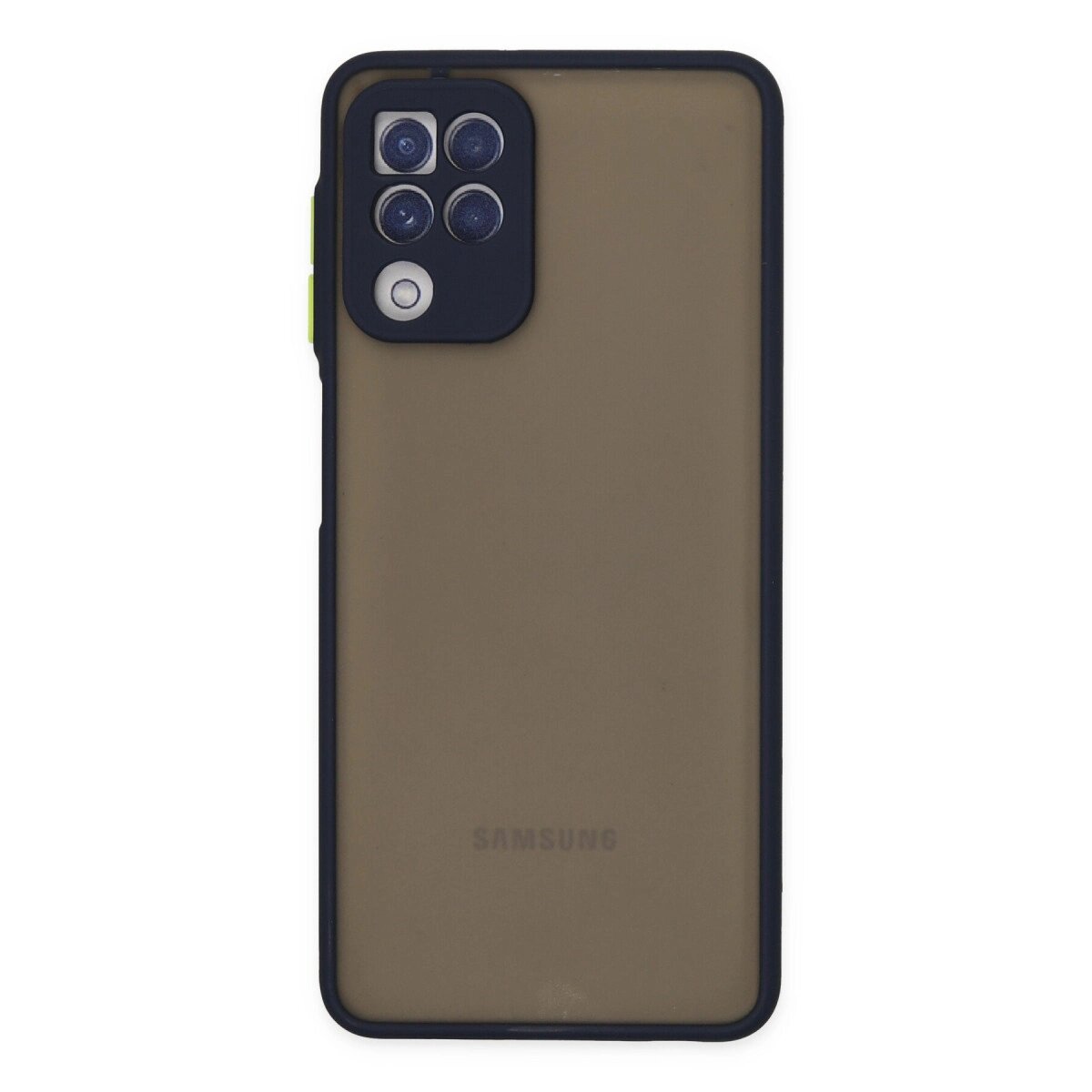 Samsung Galaxy A22 Kılıf Montreal Silikon Kapak - Lacivert Samsung Galaxy A22 Kılıf Montreal Silikon Kapak - Lacivert