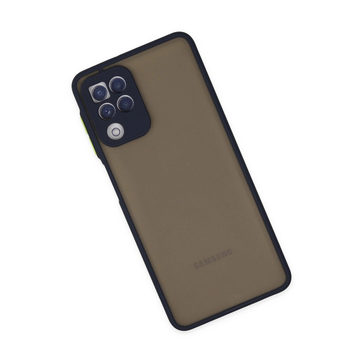Samsung Galaxy A22 Kılıf Montreal Silikon Kapak - Lacivert Samsung Galaxy A22 Kılıf Montreal Silikon Kapak - Lacivert