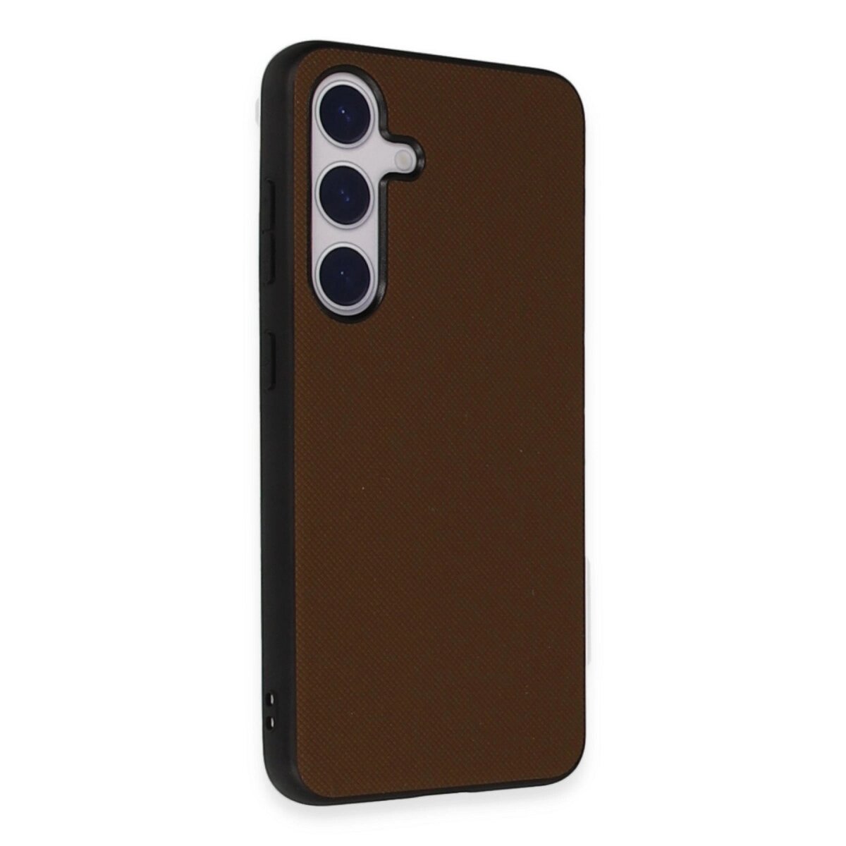 Samsung Galaxy S24 Kılıf Taft Kapak - Kahverengi Samsung Galaxy S24 Kılıf Taft Kapak - Kahverengi