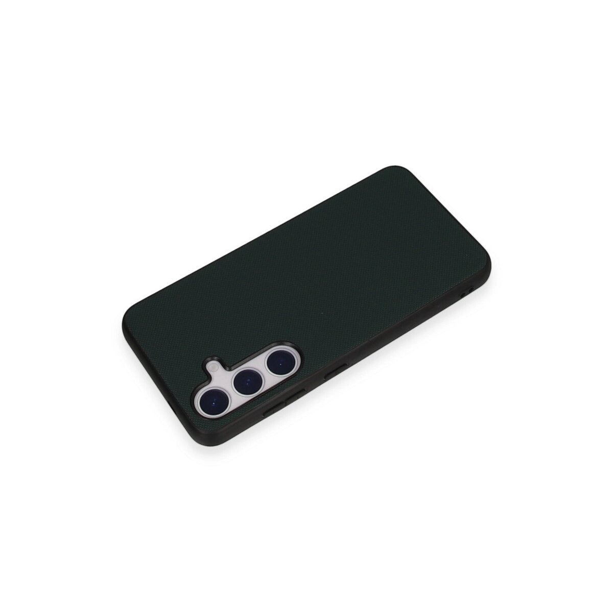 Samsung Galaxy S24 Kılıf Taft Kapak - Koyu Yeşil Samsung Galaxy S24 Kılıf Taft Kapak - Koyu Yeşil