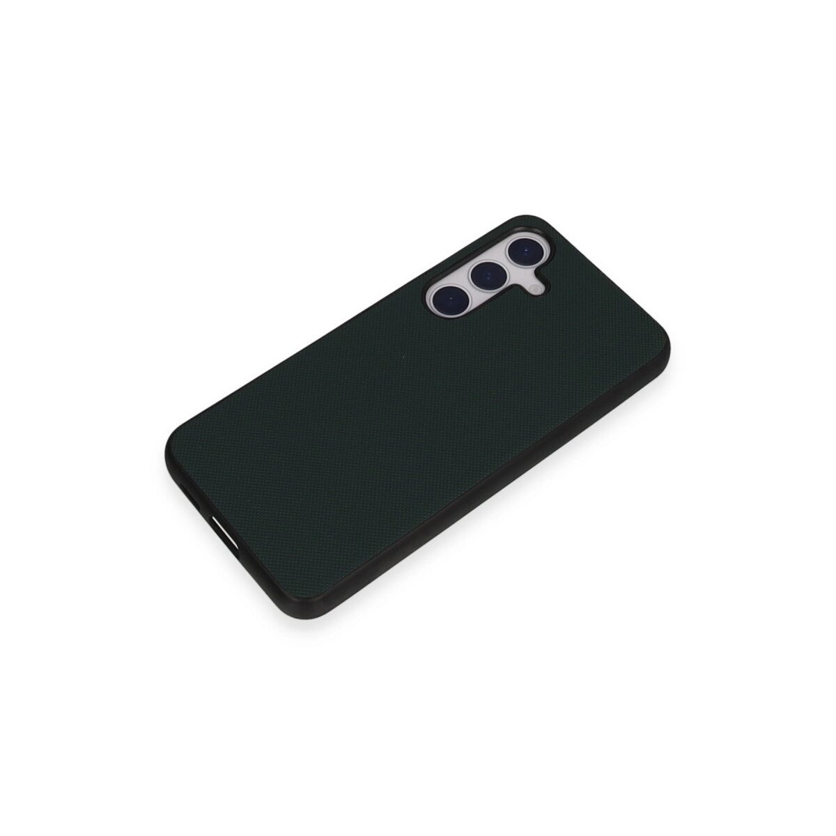 Samsung Galaxy S24 Kılıf Taft Kapak - Koyu Yeşil Samsung Galaxy S24 Kılıf Taft Kapak - Koyu Yeşil