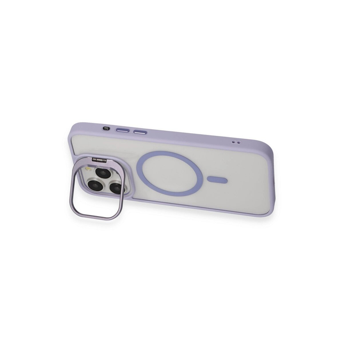 Joko Apple İphone 15 Pro Max Kılıf Roblox Lens Magsafe Standlı Kapak - Pudra