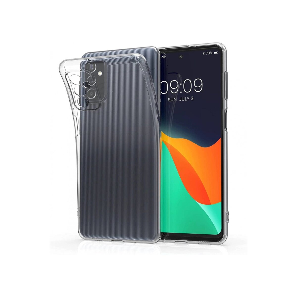 Samsung Galaxy M52 5g Kılıf Lüx Şeffaf Silikon Samsung Galaxy M52 5g Kılıf Lüx Şeffaf Silikon