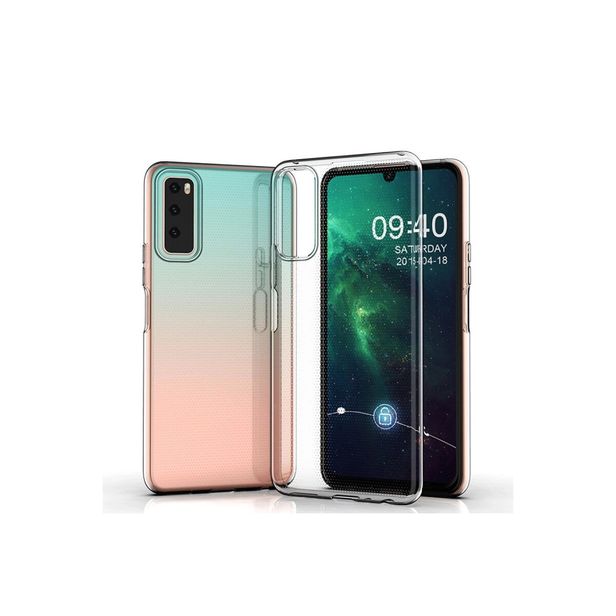 Vivo Y53s Kılıf Lüx Şeffaf Silikon Vivo Y53s Kılıf Lüx Şeffaf Silikon