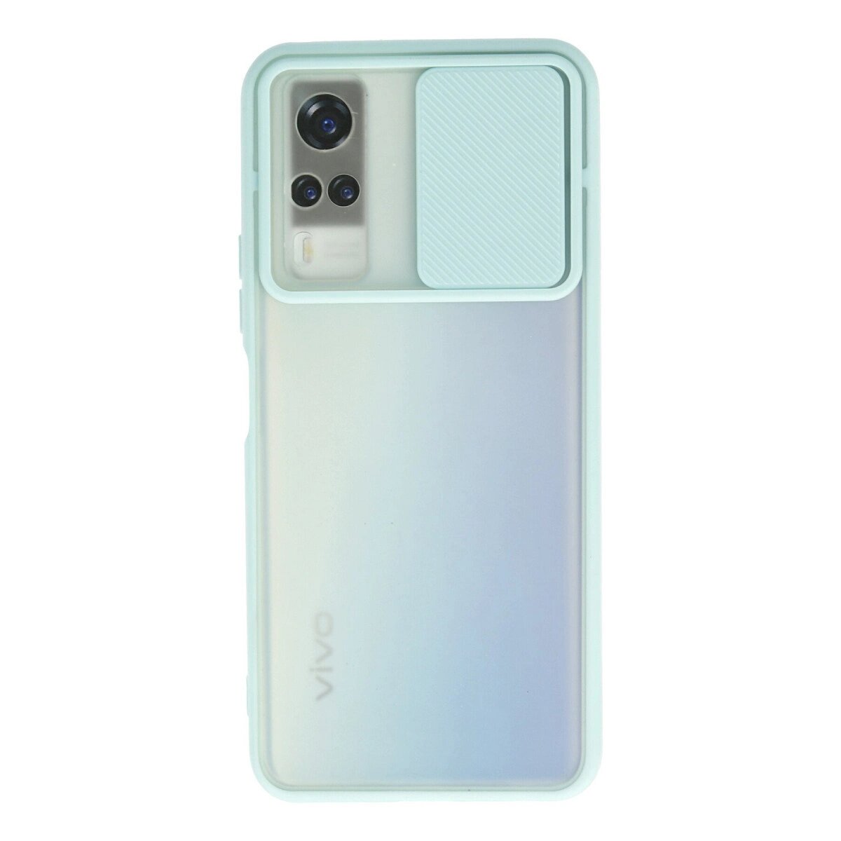 Vivo Y53s Kılıf Palm Buzlu Kamera Sürgülü Silikon - Turkuaz Vivo Y53s Kılıf Palm Buzlu Kamera Sürgülü Silikon - Turkuaz