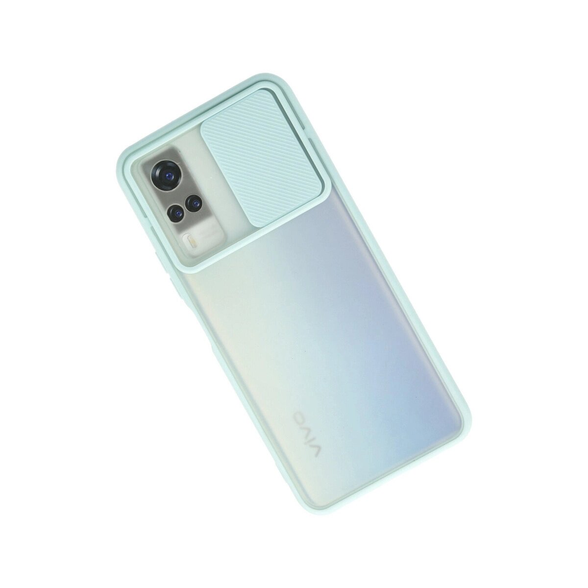 Vivo Y53s Kılıf Palm Buzlu Kamera Sürgülü Silikon - Turkuaz Vivo Y53s Kılıf Palm Buzlu Kamera Sürgülü Silikon - Turkuaz