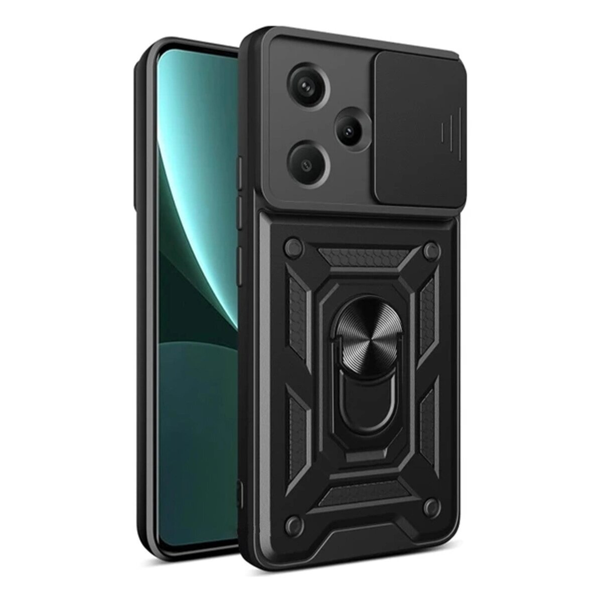 Xiaomi Redmi Note 13 Pro Plus Kılıf Pars Lens Yüzüklü Silikon - Siyah Xiaomi Redmi Note 13 Pro Plus Kılıf Pars Lens Yüzüklü Silikon - Siyah