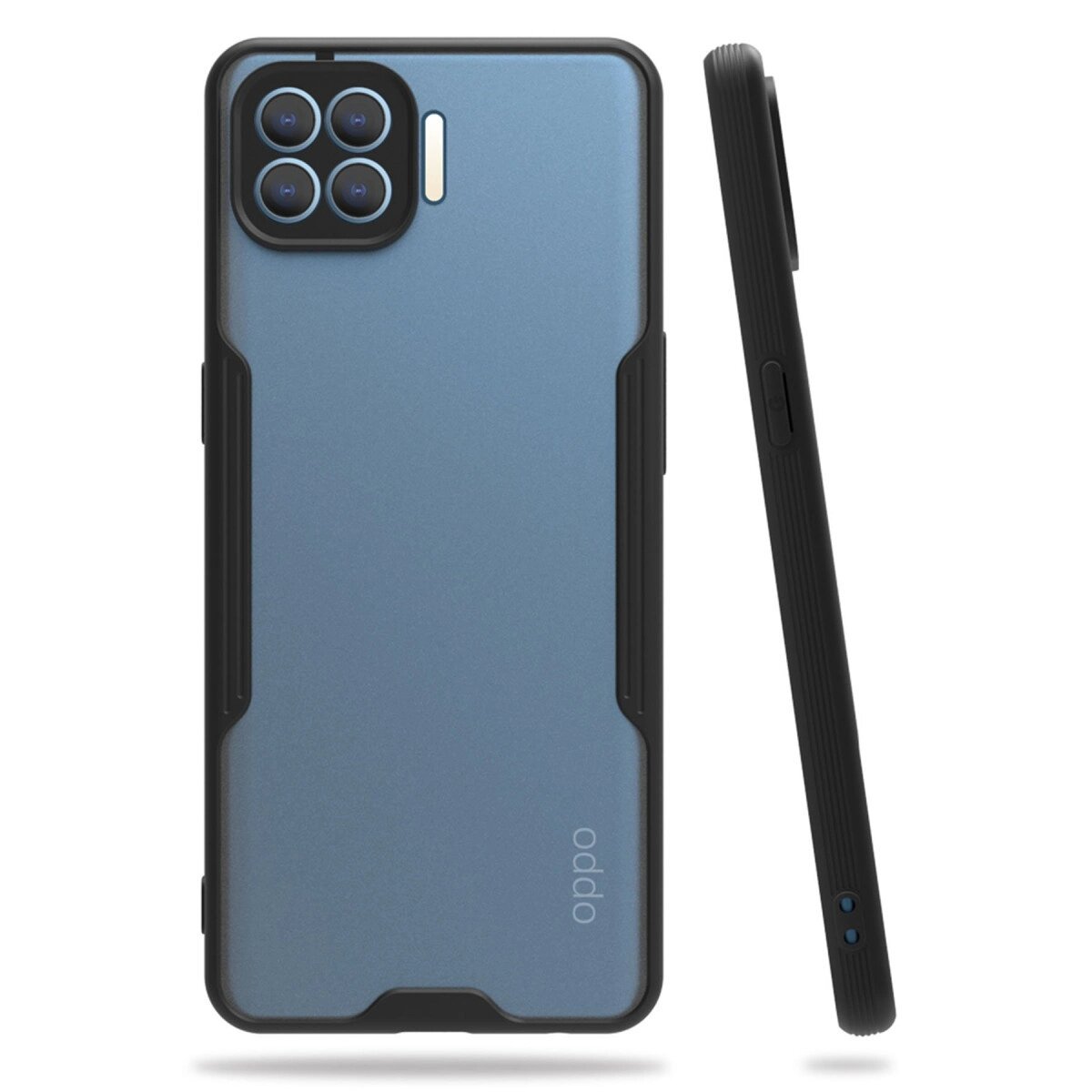 Oppo Reno 4 Lite Kılıf Platin Silikon - Siyah Oppo Reno 4 Lite Kılıf Platin Silikon - Siyah