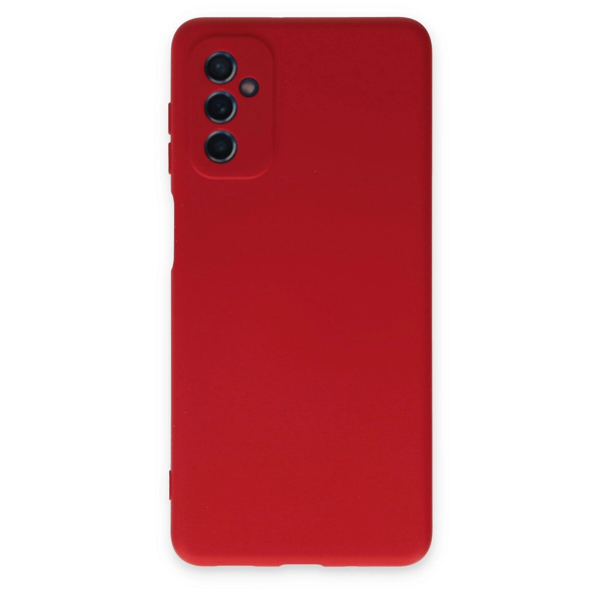 Samsung Galaxy M52 5g Kılıf Nano İçi Kadife Silikon - Kırmızı Samsung Galaxy M52 5g Kılıf Nano İçi Kadife Silikon - Kırmızı