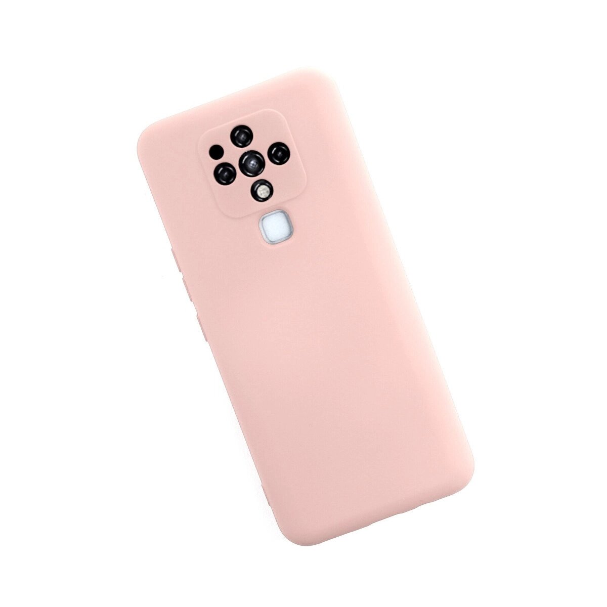 Tecno Camon 16 Kılıf Nano İçi Kadife Silikon - Pudra Tecno Camon 16 Kılıf Nano İçi Kadife Silikon - Pudra
