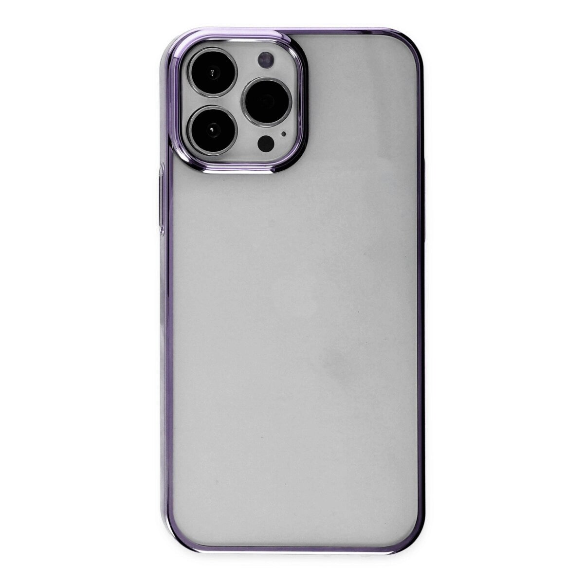Apple İphone 13 Pro Max Kılıf Element Silikon - Mor