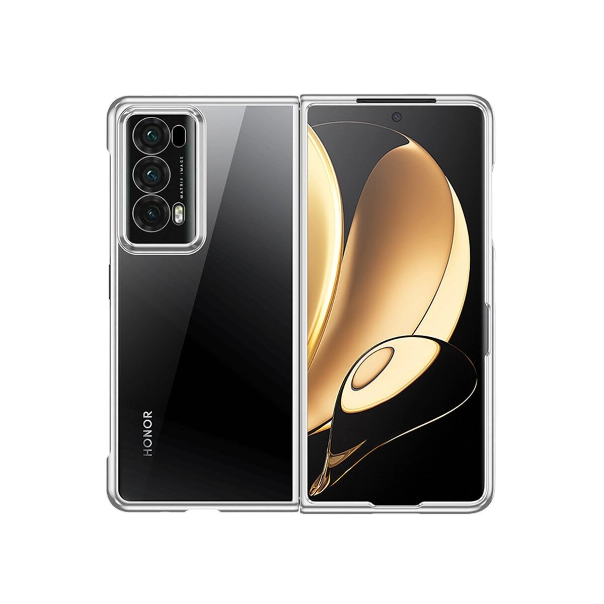 Huawei Honor Magic V2 Kılıf Jasper Kapak - Gümüş Huawei Honor Magic V2 Kılıf Jasper Kapak - Gümüş