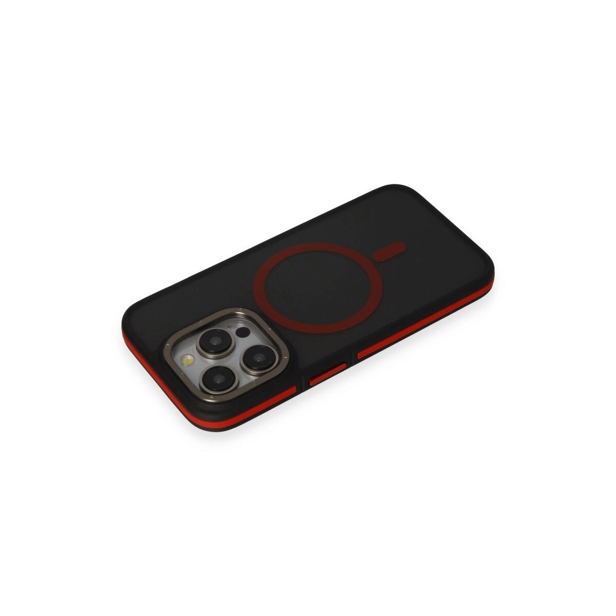 Joko Apple İphone 15 Pro Max Rocky Magsafe Kapak - Siyah-kırmızı Joko Apple İphone 15 Pro Max Rocky Magsafe Kapak - Siyah-kırmızı