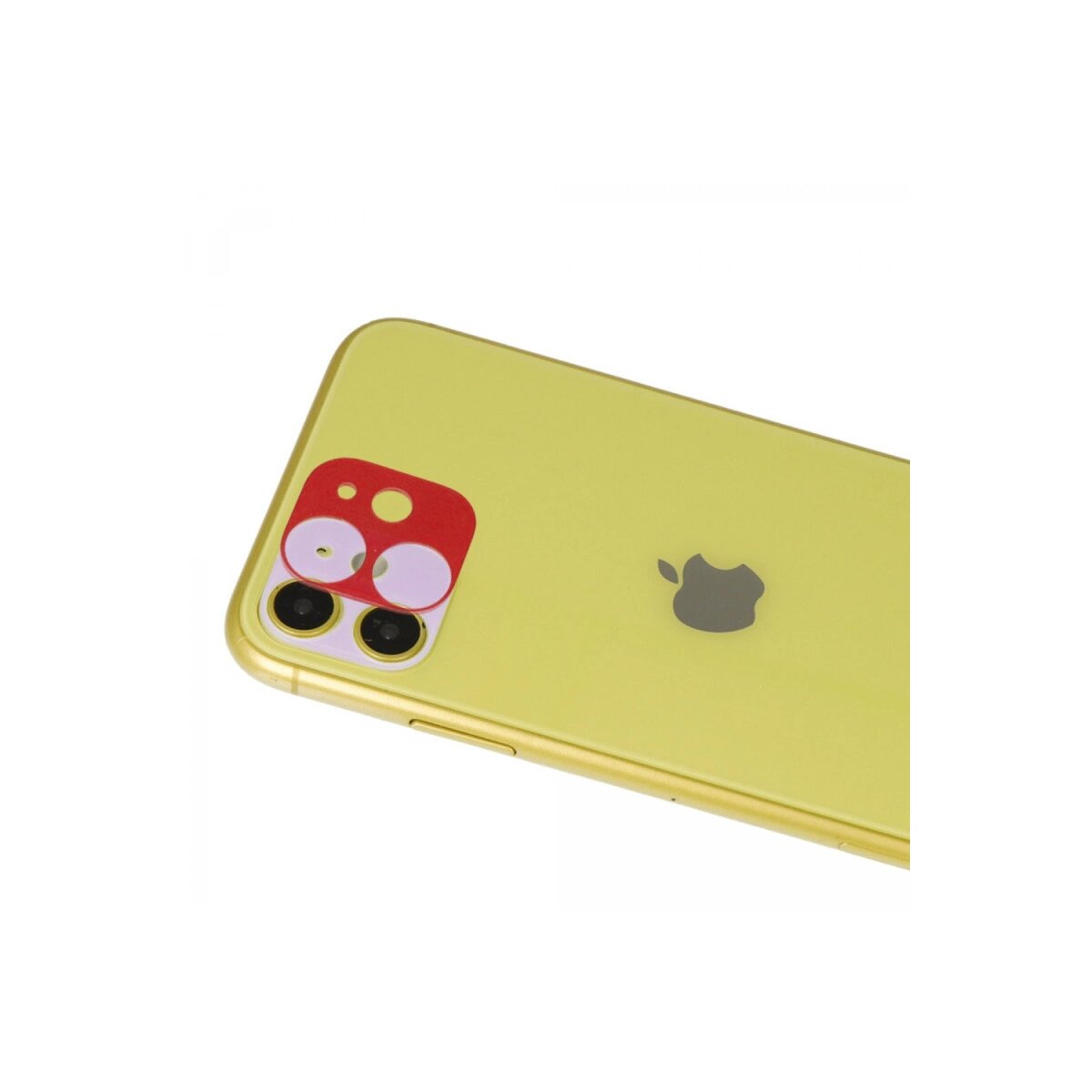 Apple İphone 11 Rainbow Kamera Lens Koruma Cam - Kırmızı Apple İphone 11 Rainbow Kamera Lens Koruma Cam - Kırmızı