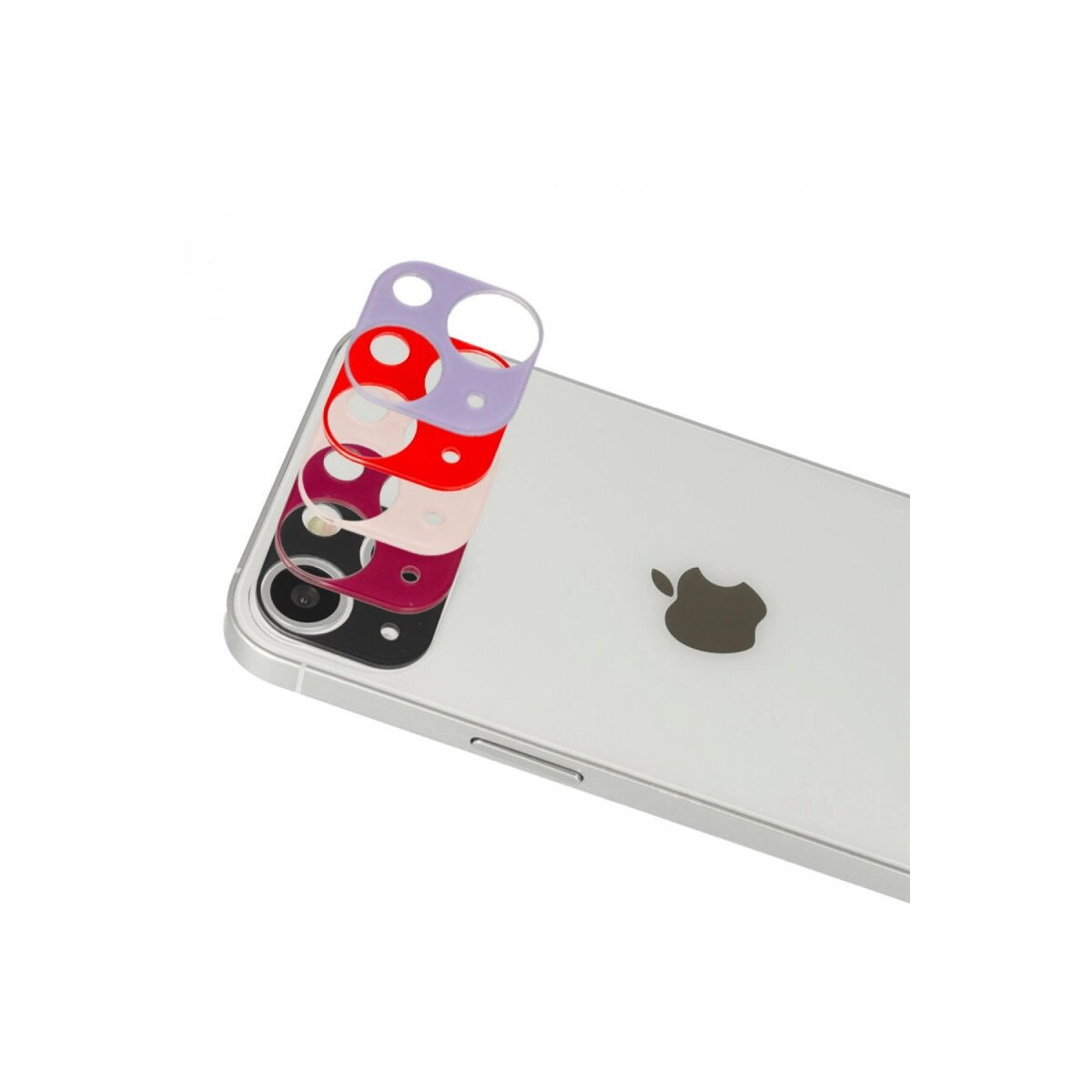 Apple İphone 13 Rainbow Kamera Lens Koruma Cam - Koyu Kırmızı Apple İphone 13 Rainbow Kamera Lens Koruma Cam - Koyu Kırmızı