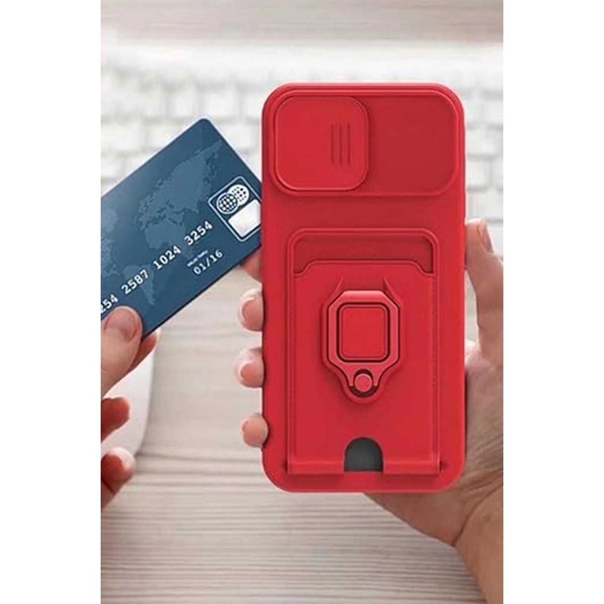 Xiaomi Redmi Note 13 Pro 5g Kılıf Zuma Kartvizitli Yüzüklü Silikon - Pembe Xiaomi Redmi Note 13 Pro 5g Kılıf Zuma Kartvizitli Yüzüklü Silikon - Pembe