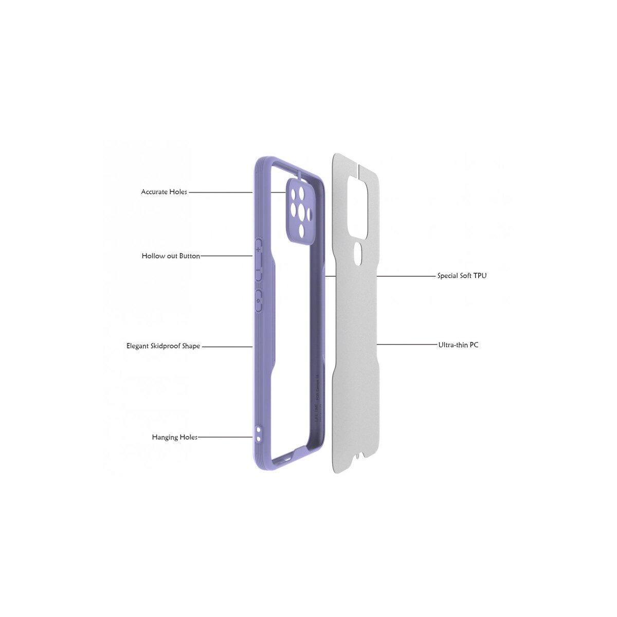 Tecno Camon 16 Kılıf Platin Silikon - Siyah Tecno Camon 16 Kılıf Platin Silikon - Siyah