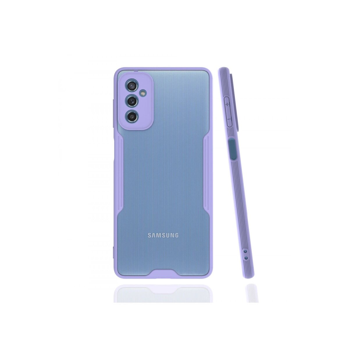 Samsung Galaxy M52 5g Kılıf Platin Silikon - Lila Samsung Galaxy M52 5g Kılıf Platin Silikon - Lila