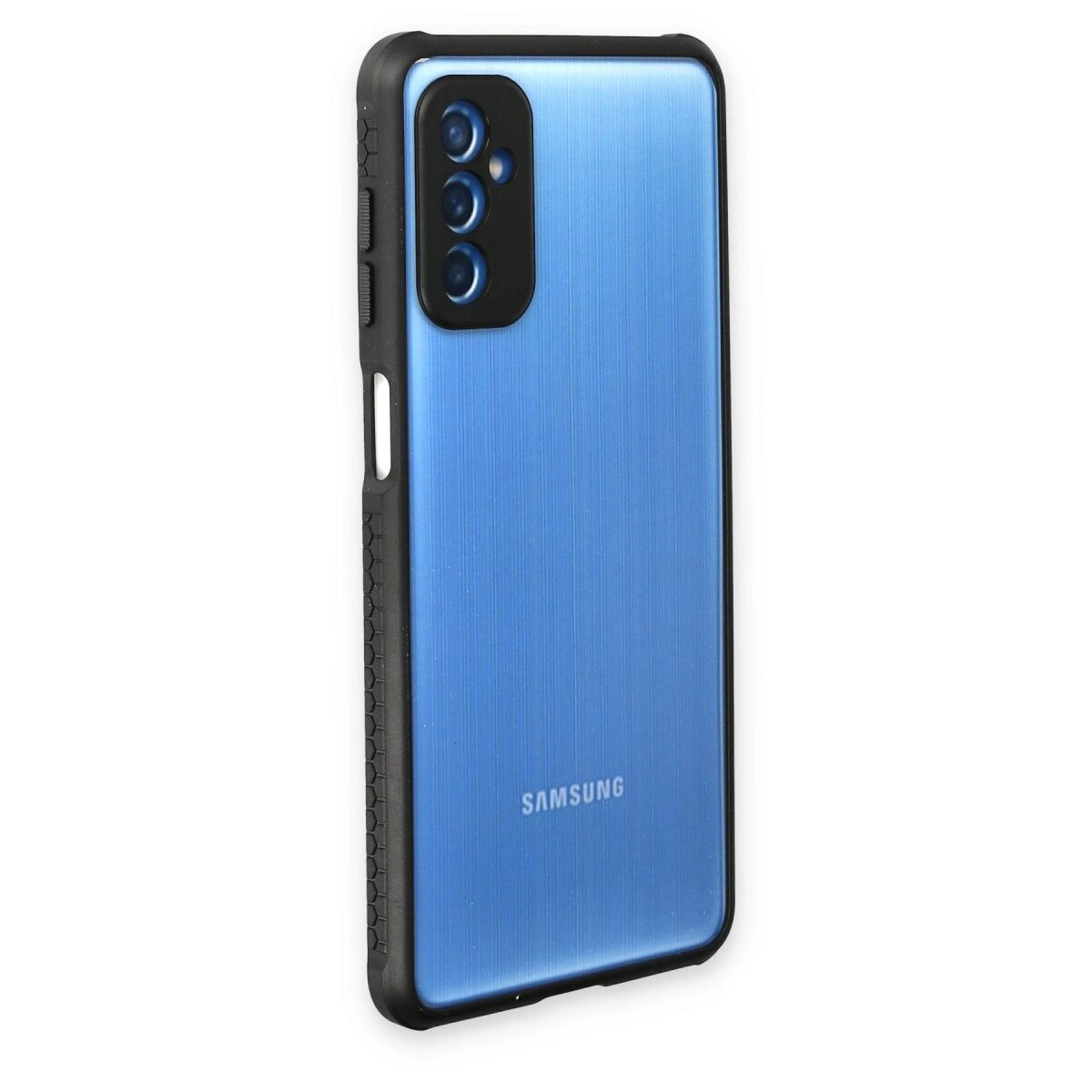 Samsung Galaxy M52 5g Kılıf Miami Şeffaf Silikon - Siyah Samsung Galaxy M52 5g Kılıf Miami Şeffaf Silikon - Siyah