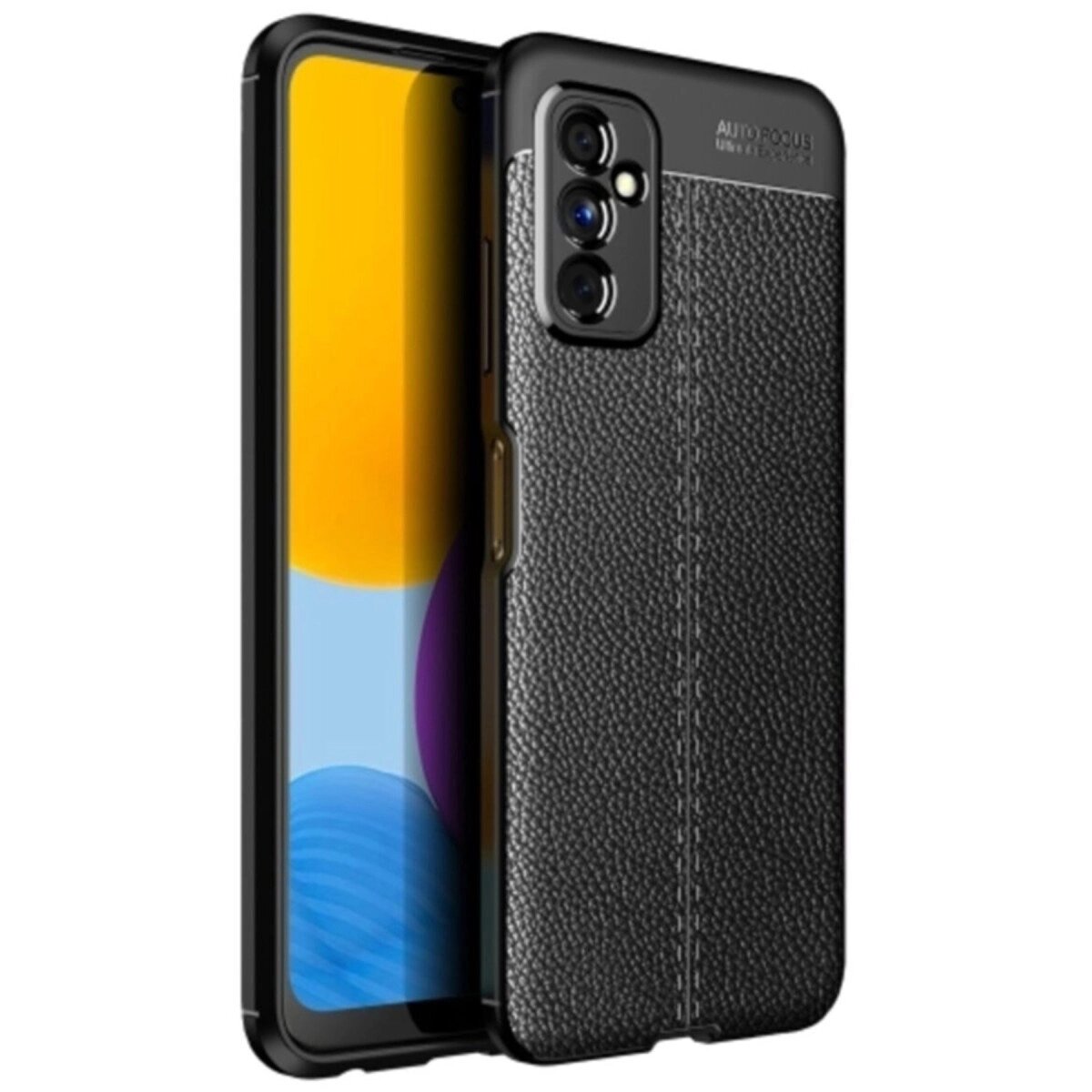 Samsung Galaxy M52 5g Kılıf Auto Focus Kapak - Siyah