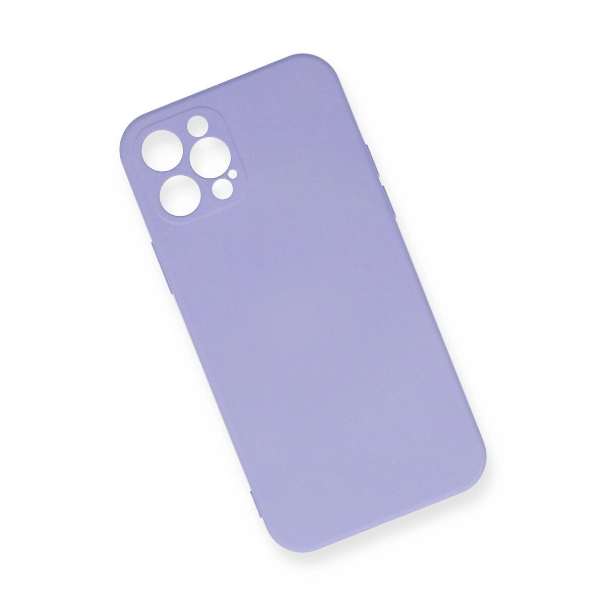 Apple İphone 12 Pro Max Kılıf Nano İçi Kadife Silikon - Lila Apple İphone 12 Pro Max Kılıf Nano İçi Kadife Silikon - Lila