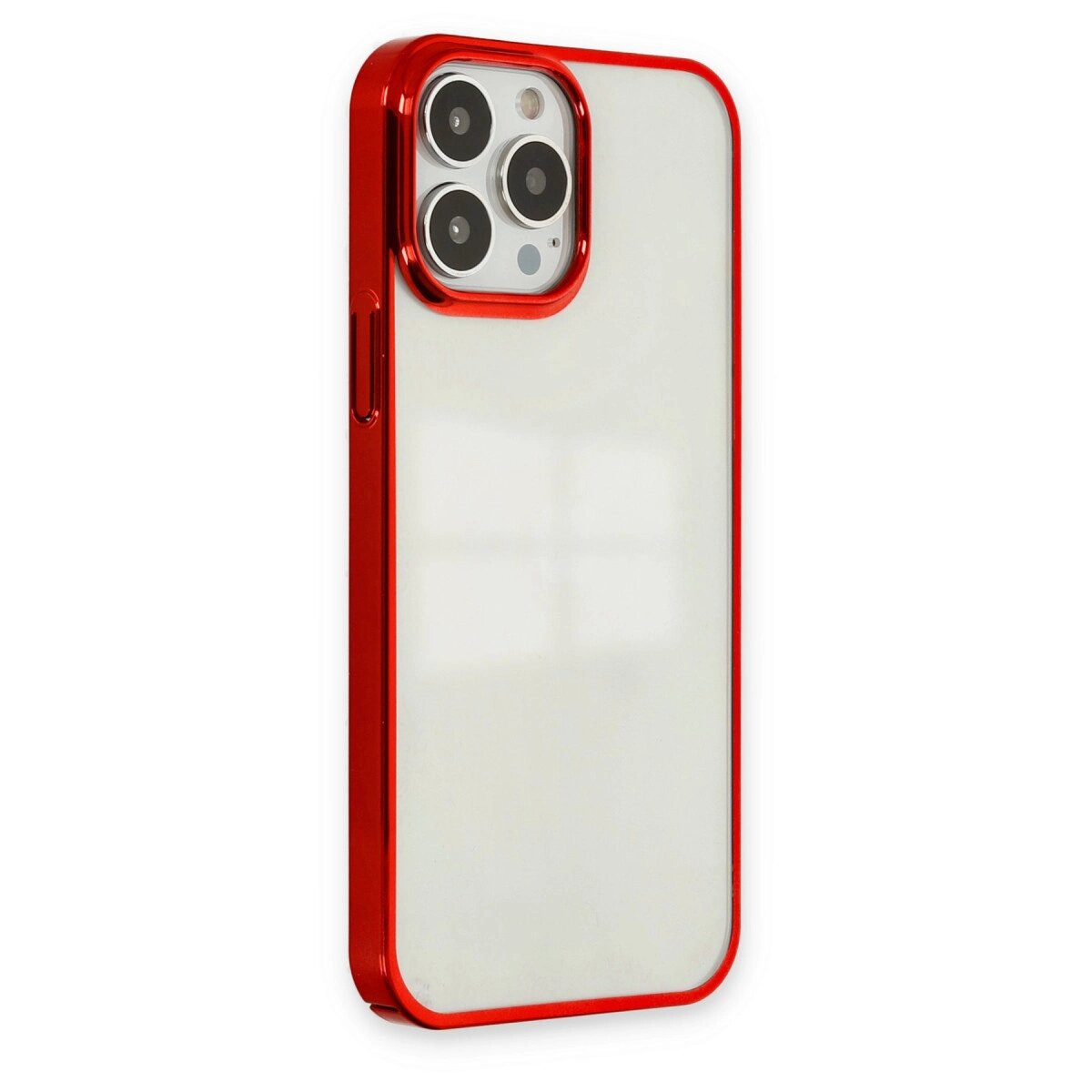 Apple İphone 13 Pro Kılıf Element Silikon - Kırmızı
