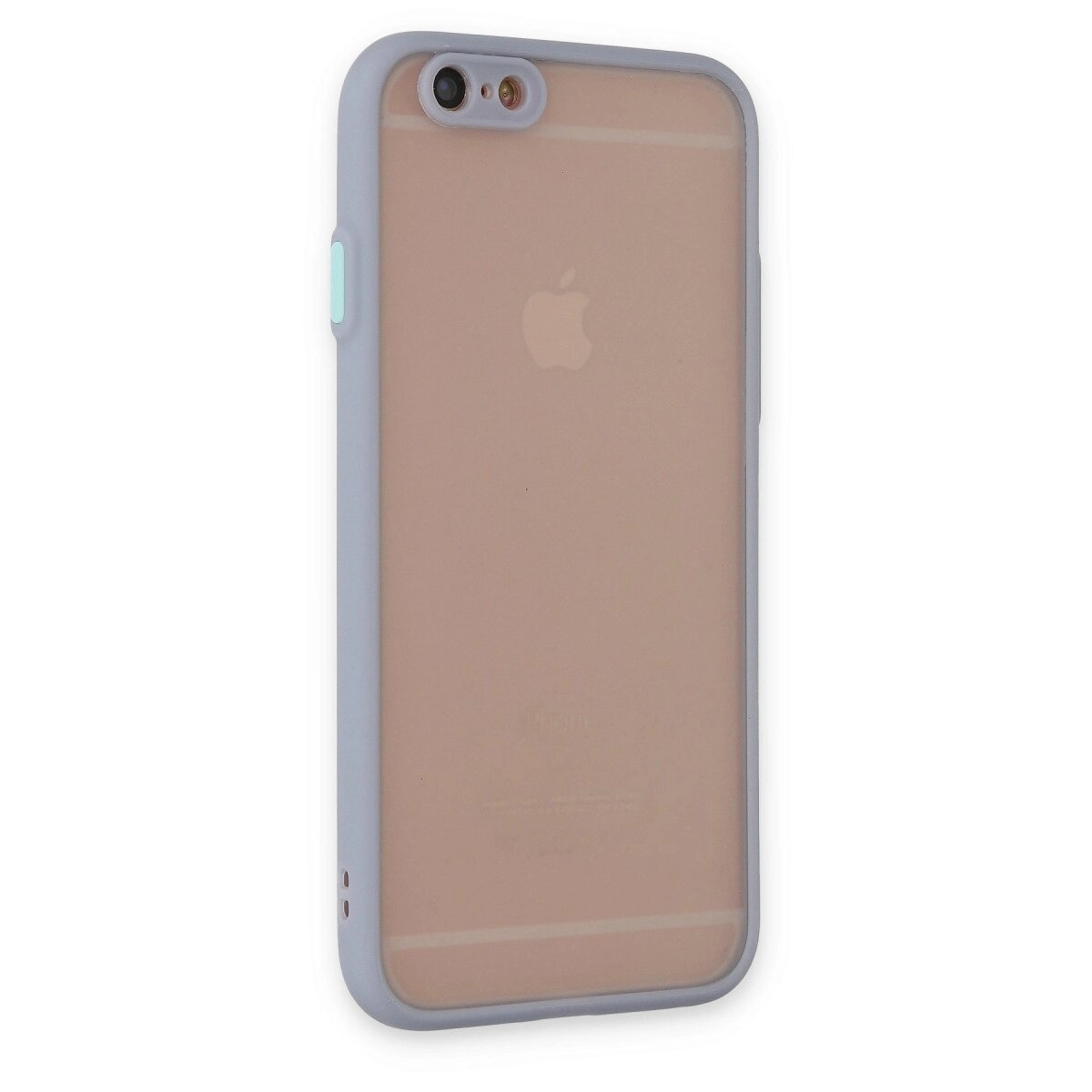 Apple İphone 6 Kılıf Montreal Silikon Kapak - Gri Apple İphone 6 Kılıf Montreal Silikon Kapak - Gri