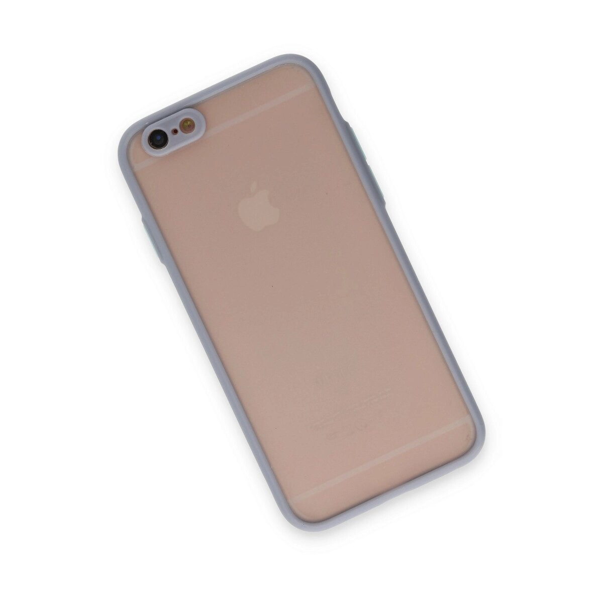 Apple İphone 6 Kılıf Montreal Silikon Kapak - Gri Apple İphone 6 Kılıf Montreal Silikon Kapak - Gri